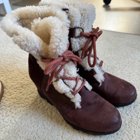 Sorel Joan Of Arctic Wedge Shearling Boot Women's Winter Boot - Picture 1 of 16